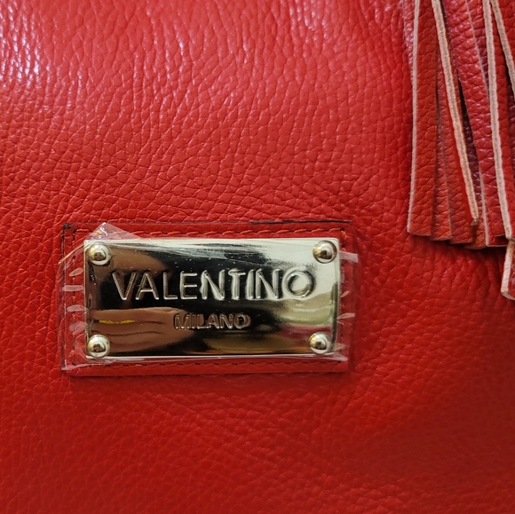 Red handbag genuine leather - Picture 9 of 16